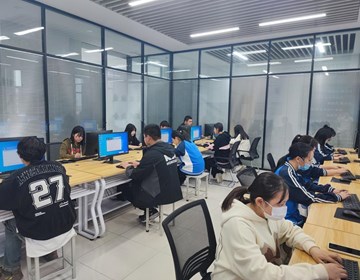 我院信息工程系开展技能文化节“文字录入“比赛