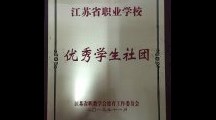 江苏省职业学校优秀社团奖牌