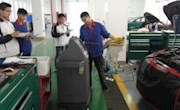 汽车空调检测一体化教学区