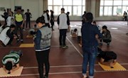 电气工程系与机械工程系联合开展“强身健体,挑战极限”平板支撑比赛