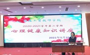 我院举办心理健康教育讲座