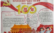 “学党史，跟党走”主题手抄报比赛活动