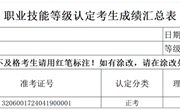 2024年4月19日2024-32060017-00014批次汽车维修工二级技师成绩公示